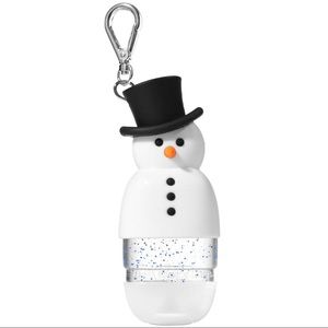Bath & Body Works - NWT / Snowman Pocketbac Sanitizer Holder ⛄️